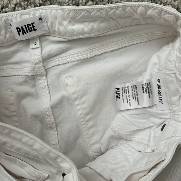 Paige White Denim Jeans Sz 30 - Picture 3 of 5